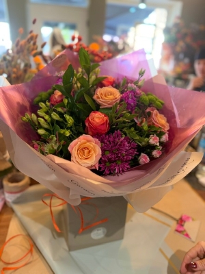 Pink and Orange