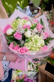 Pink Boxed Bouquet