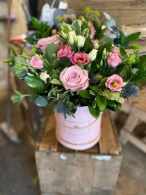 Pink Roses Hatbox