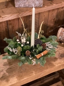 Single candle display